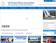 Tablet Screenshot of flying15.org.uk